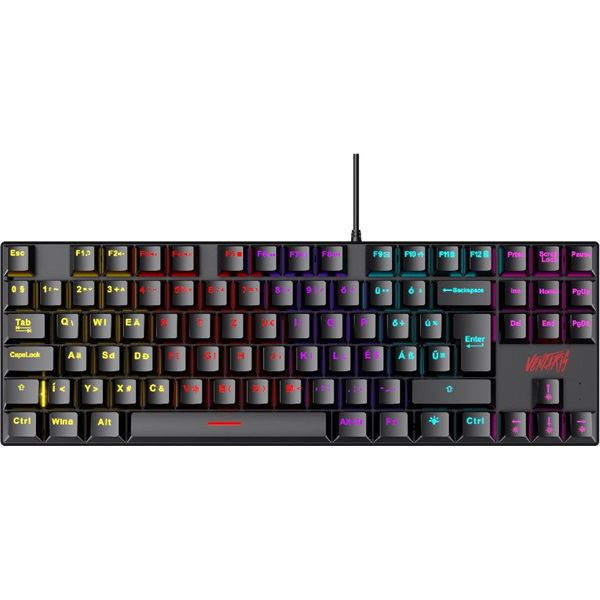 Ventaris Malevik RGB Mechanical Blue Switch Gamer Keyboard Black HU