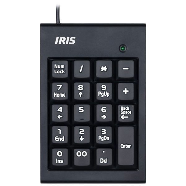 IRIS B-15 USB numerikus billentyűzet Black