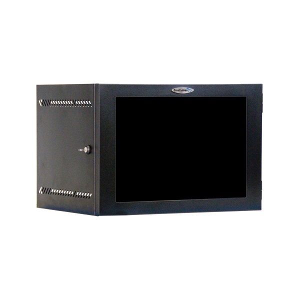 Great Lakes 19&quot; Egyrészes 12U fali rack szekrény