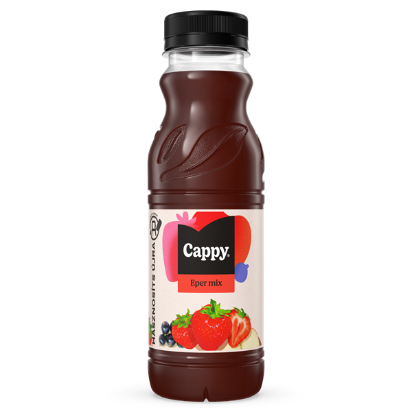 Cappy eper 0,33l DRS egyutas visszaváltási díjas PET palackos gyümölcslé
