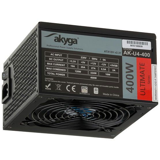 Akyga Ultimate 400W 80+ Bronze tápegység - AK-U4-400