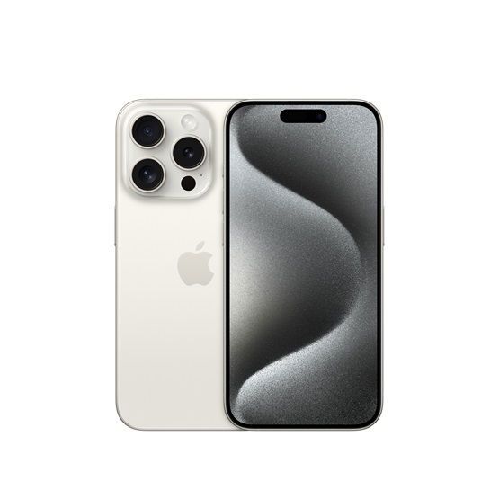 Apple iPhone 15 Pro - white titanium - 5G smartphone - 512 GB - GSM