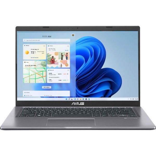 Asus X415MA-BV660WS 14&quot;/Intel Celeron N4020/4GB/128GB/Int.VGA/Win11 S/szürke laptop