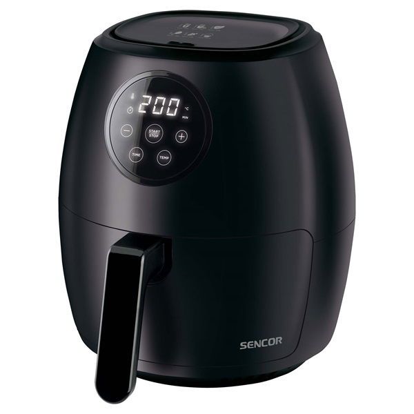 Sencor SFR 5030BK fekete 3 L forrólevegős sütő