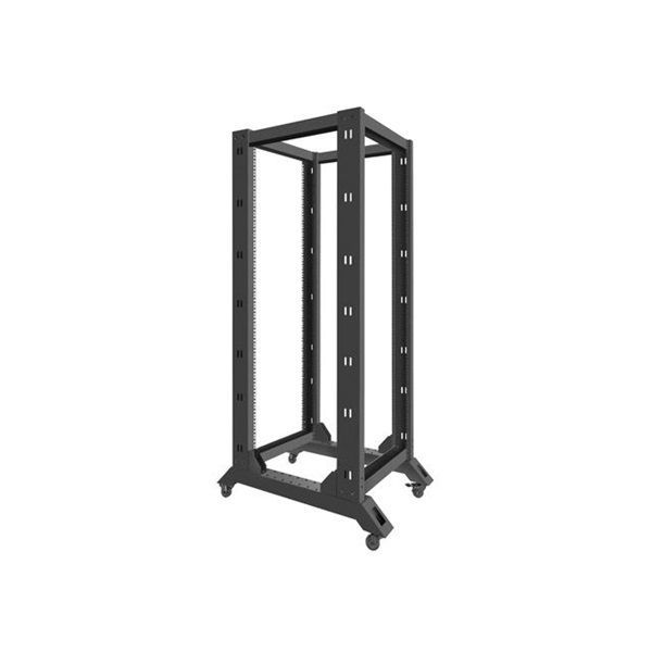 Lanberg OR01-6832-B 19&quot; 32U SZÉL:600 MÉLY:800 MAG:1694 lapraszerelt fekete rack keret