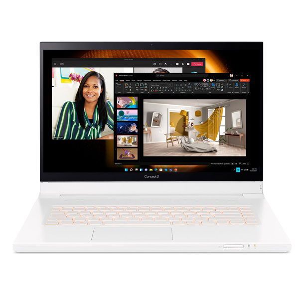 ConceptD CC715-72P-79C2 15,6&quot;UHD/Intel Core i7-11800H/32GB/1TB/RTX A3000 6GB/Win11 Pro/fehér laptop