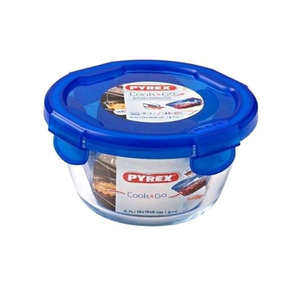 Pyrex 287PG Cook&amp;Go 0,7 l fedővel hőálló tárolóedény