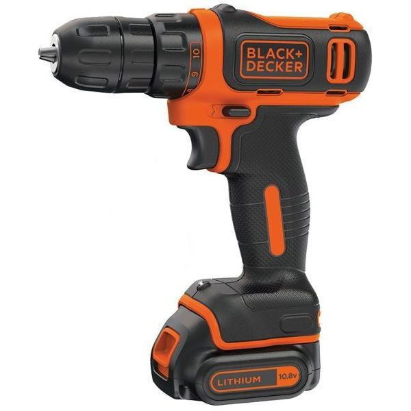 Black&amp;Decker BDCDD12-QW 10,8V 1.5Ah Li-Ion akkus fúrócsavarozó