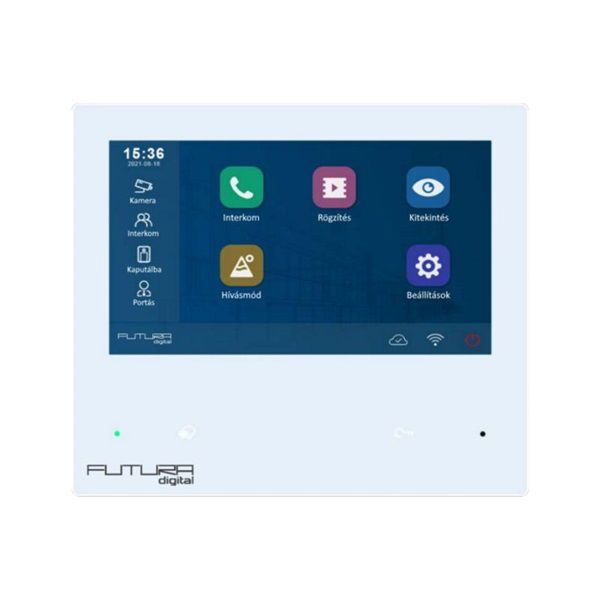FUTURA VIX-482 érintőkijelzős/Wi-Fi modul hívástovábbítással/7&quot;-s kijelző/Interkom/IP videós lakáskészülék