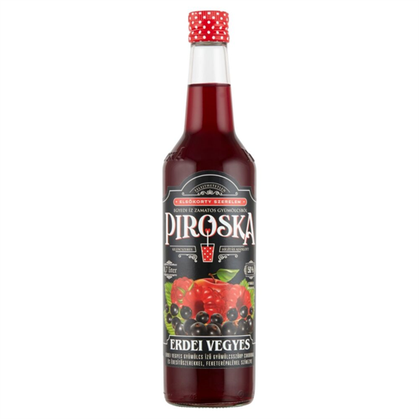 Piroska 0,7 L 50% erdei vegyes gyümölcsszörp