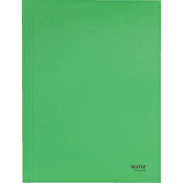 Leitz Recycle A4 karton zöld 3-pólyás mappa