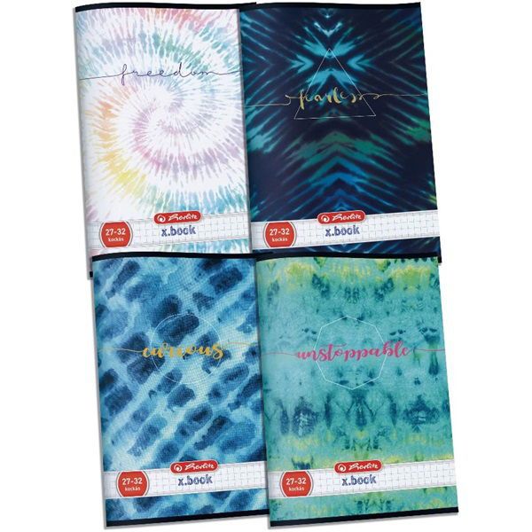 Herlitz Batik A5 27-32 kockás füzet