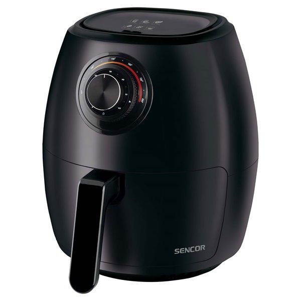 Sencor SFR 3130BK fekete 3 L forrólevegős sütő