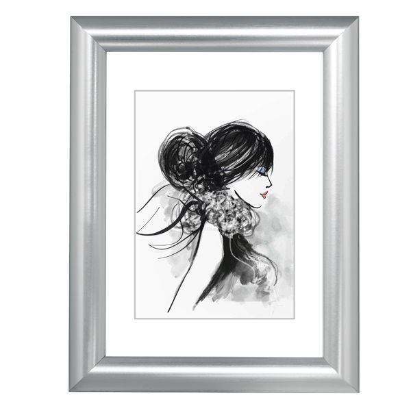 Hama 175622 &quot;SOFIA&quot; 10x15 cm ezüst műanyag keret