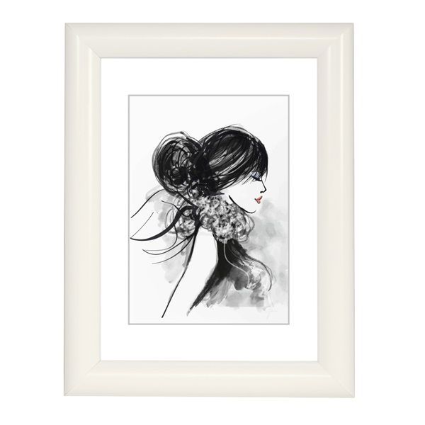 Hama 175636 &quot;SOFIA&quot; 10x15 cm fehér műanyag keret