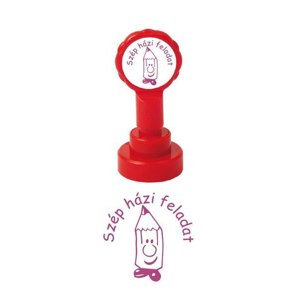 Xstamper N43 &quot;Szép házi feladat!&quot; iskolai bélyegző