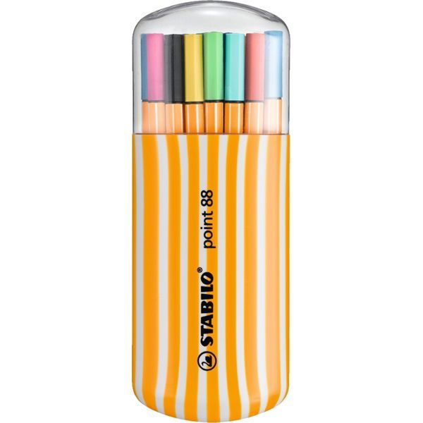 Stabilo Point 88 Zebrui 20db-os vegyes színű tűfilc készlet