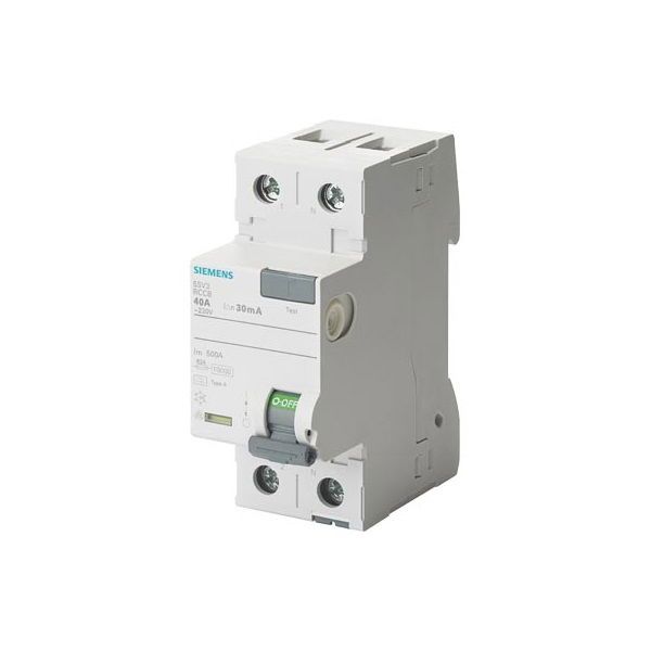 Siemens 5SV3412-6 ÁVK A 25/2 100MA 2 modul