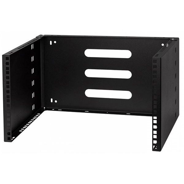 Stalflex WRH19-6U-330B 19&quot; 6U 330mm mély fekete fali rack keret
