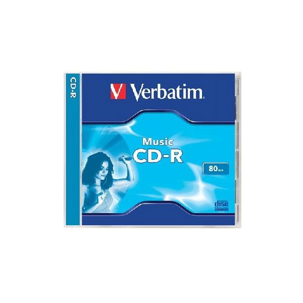 VERBATIM CDVA80L CD-R Music normál tokos CD lemez