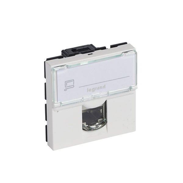 Program Mosaic LCS2 RJ45 aljzat Cat 6 UTP, 2 modul, fehér