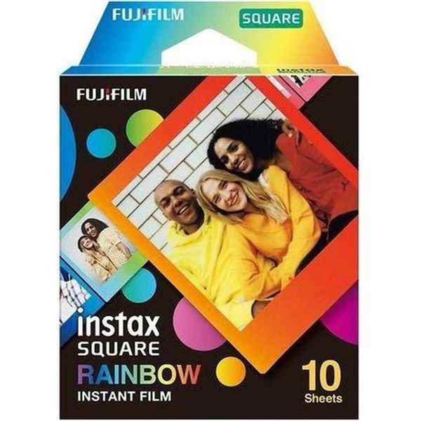 FUJIFILM Instax SQUARE Film RAINBOW (10lap)