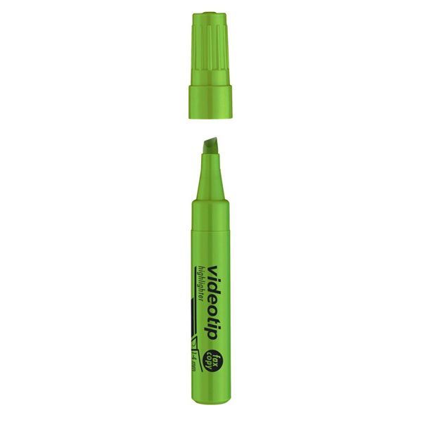 Szövegkiemelő 1-4mm, Videotip Ico zöld