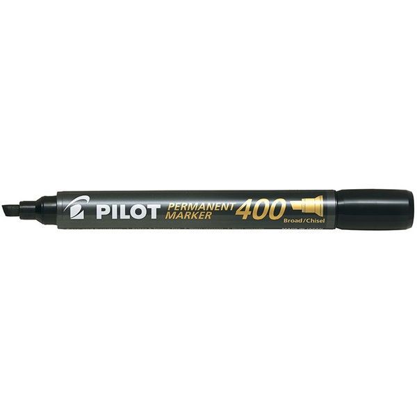 Alkoholos marker 1,5-4mm, vágott hegyű, Pilot 400 large fekete