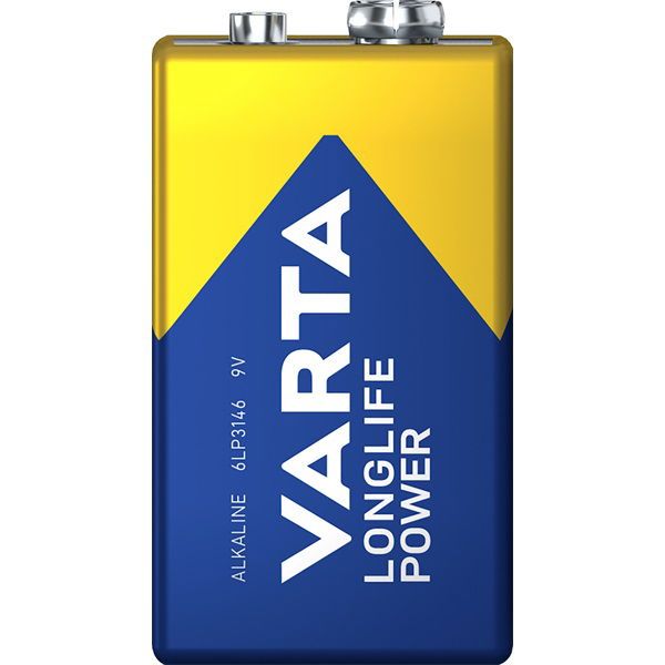 Elem 9V 6LR61 Longlife Power 1 db/csomag, Varta 