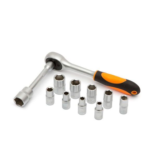 Handy Dugókulcs készlet - 10857A (12 db-os, 1/4&quot;, 5-13 mm)