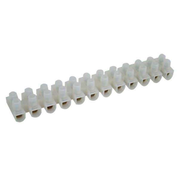 Tracon Flex. S60A-H-L H profil, 12 tag, 25mm2, 450VAC, 80A, PP 10 db/csomag natúr nyomólemezes sorozatkapocs