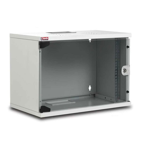 Lande LN-SH09U5440-LG-F0 NETbox SOHO 19&quot; 9U 540x400 szürke fali rack szekrény