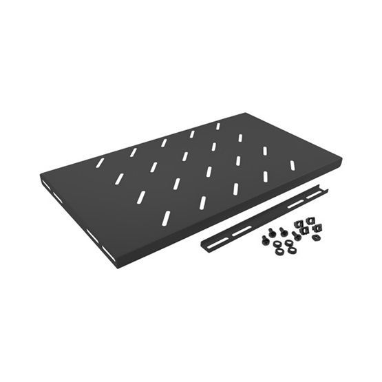 Lanberg 19&quot; fix polc/tálca 1U/486x270mm 120kg maximum terhelhetőség fekete