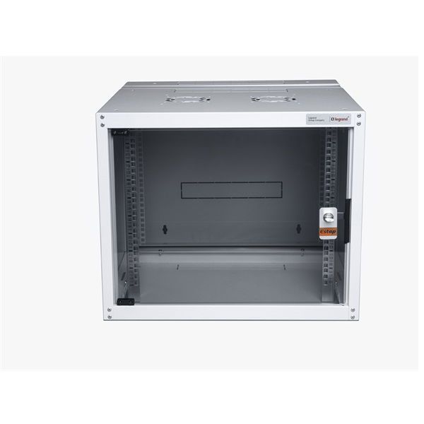 Legrand 19&quot; 9U Falra szerelhető Rackszekrény Grey