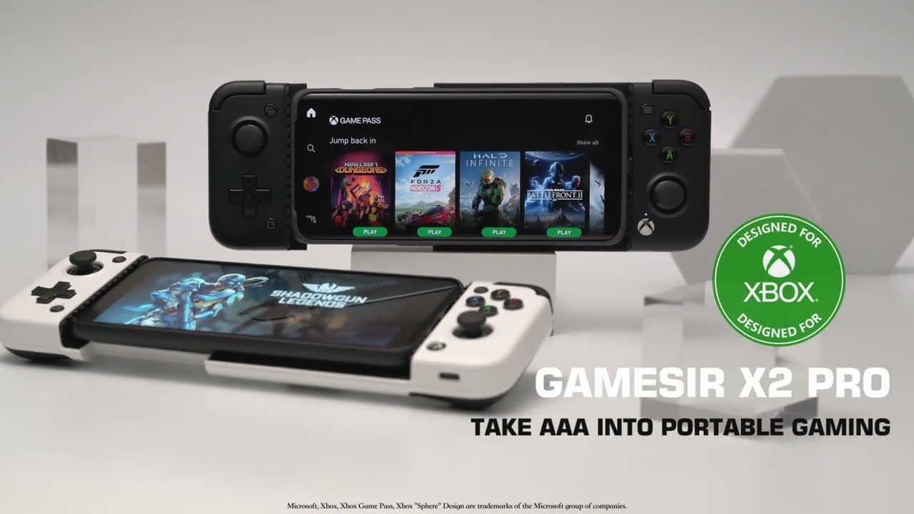 GameSir X2 Pro Mobil/Xbox vezeték nélküli kontroller (fehér)