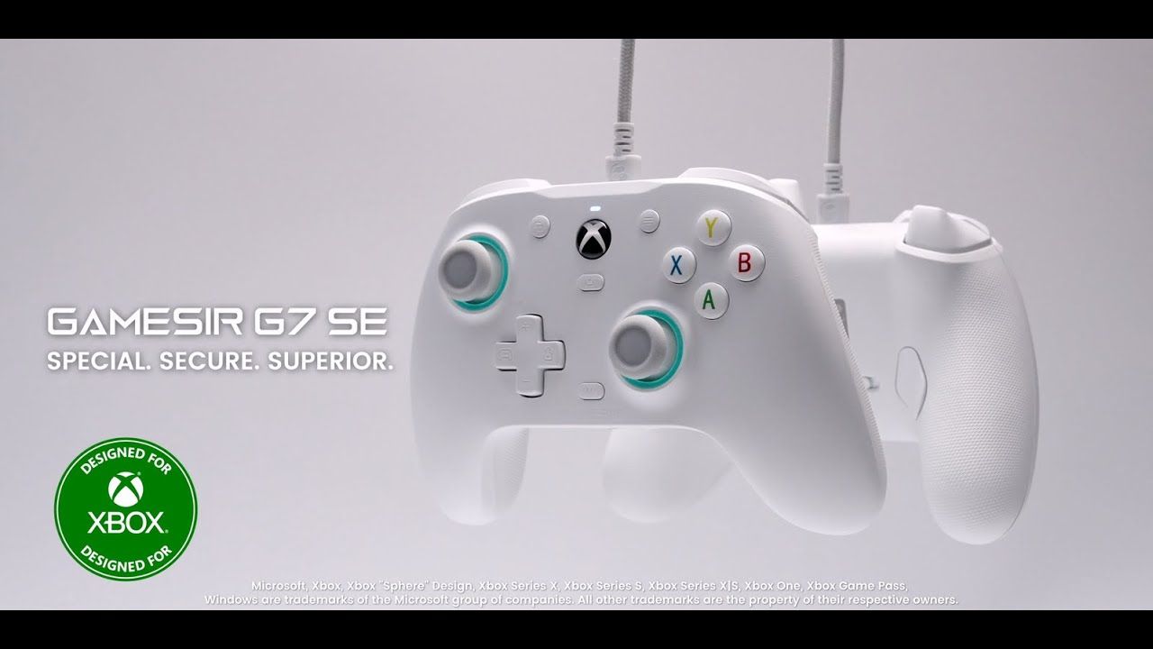 GameSir G7 SE Xbox/PC vezetékes kontroller (fehér)