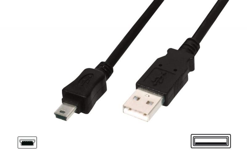 Assmann AK-300130-010-S USB2.0 type A - A 1m