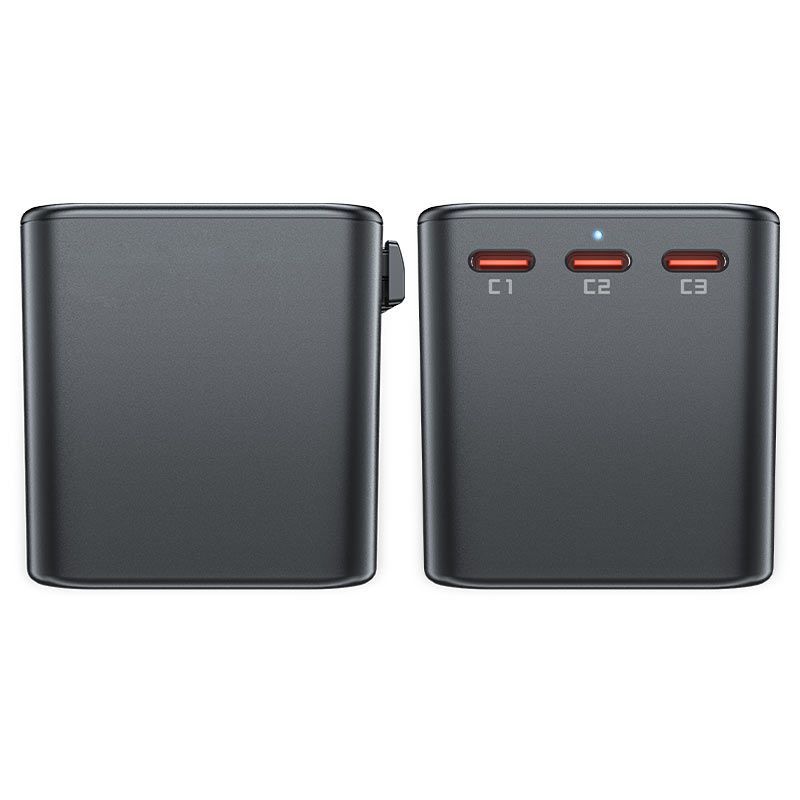 Acefast Z1 PD75W GaN multifunkciós utazó töltő adapter2300W 3xUSB-C+2xUSB-A EU / US / UK / AU
