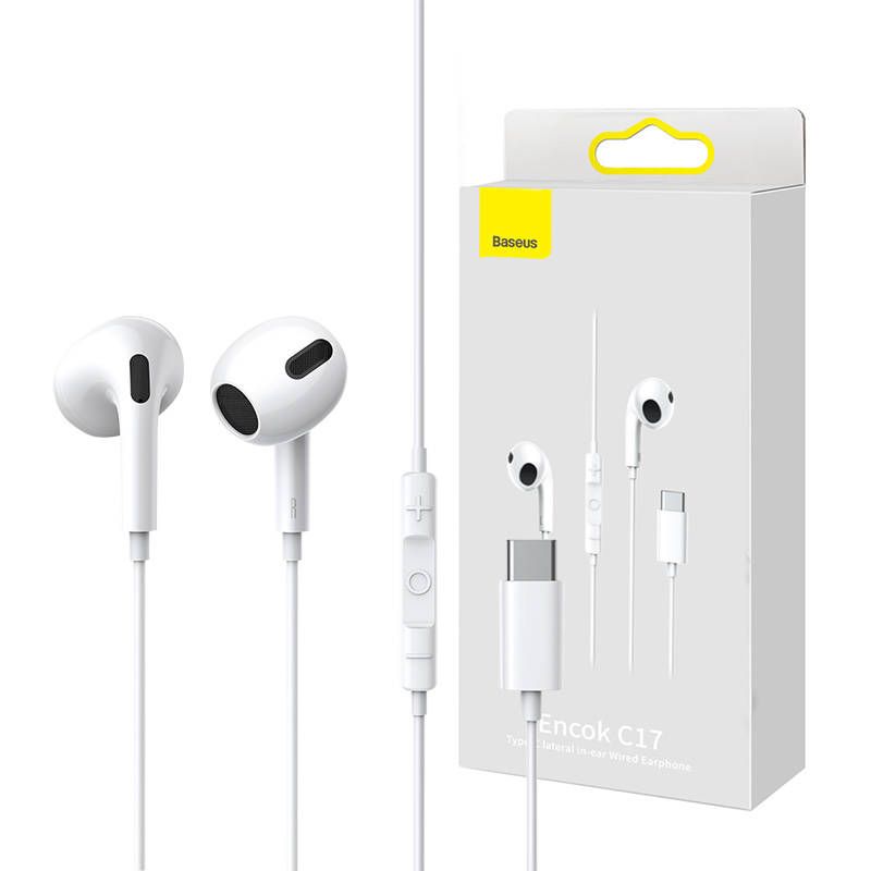 Baseus Encok C17 fülhallgató USB-C (fehér)
