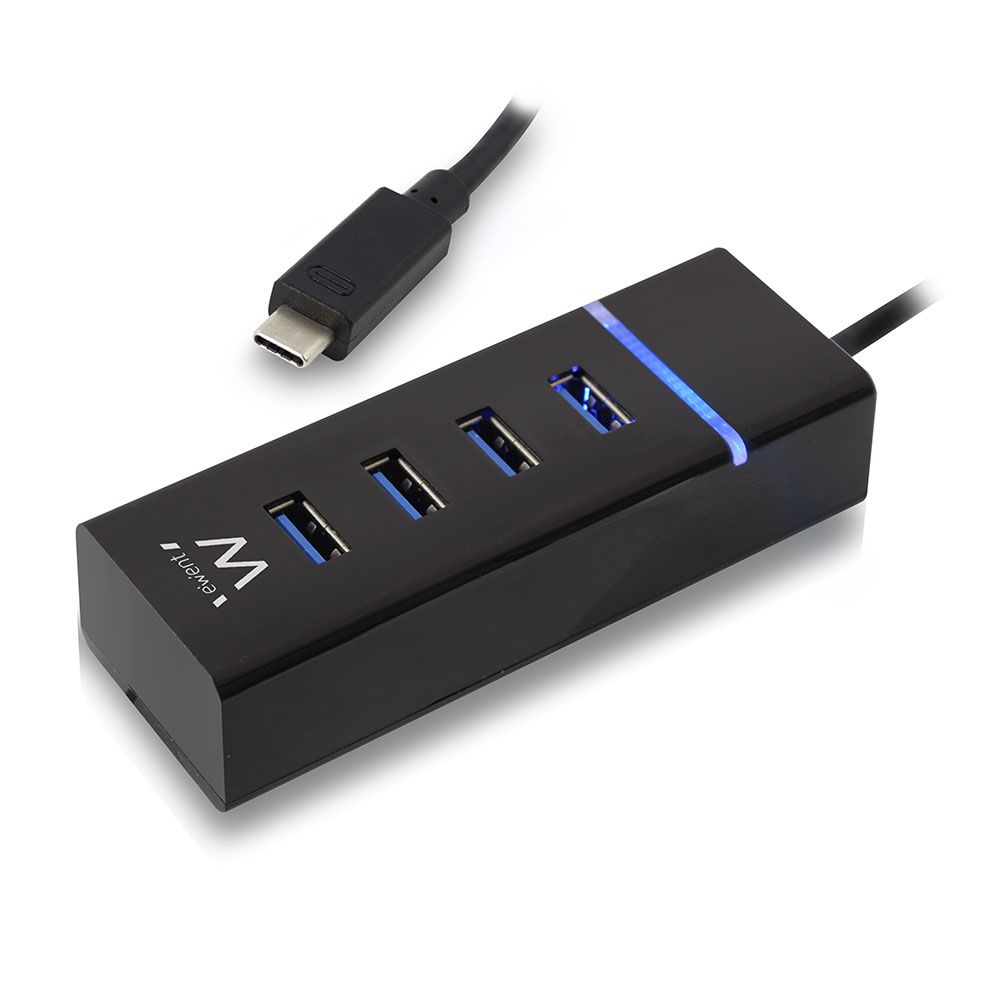 Ewent EW1137 4 port + USB-C HUB USB 3.0