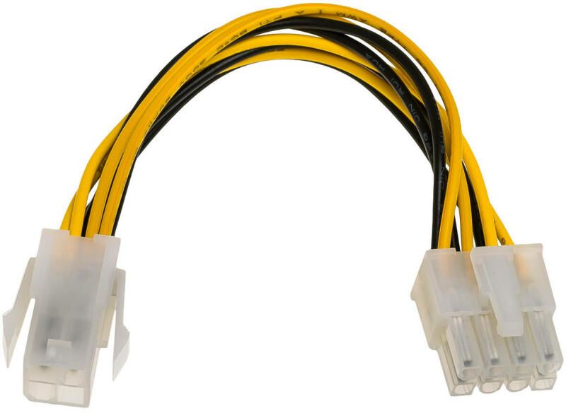 Akyga AK-CA-10 4pin(anya)/8pin(apa) Alaplap tápadapter