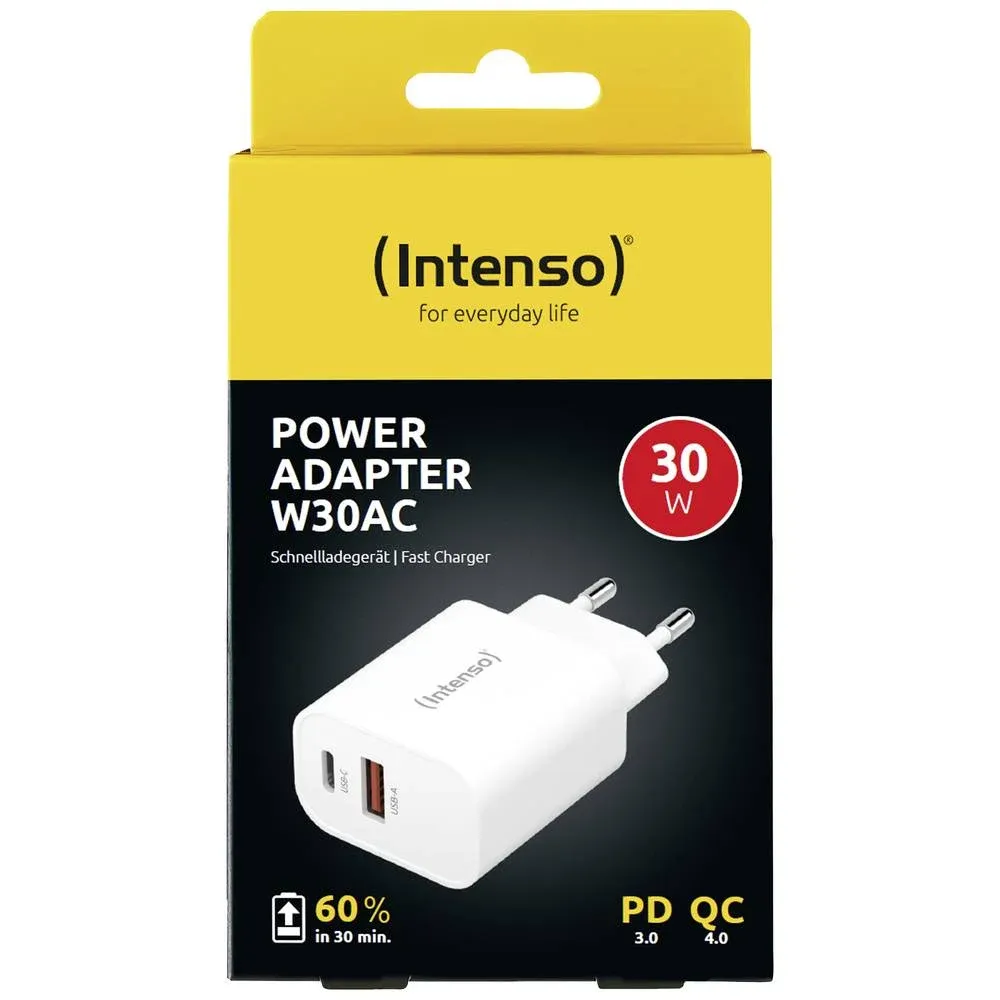 Intenso W30AC USB-C 30W Hálózati töltő