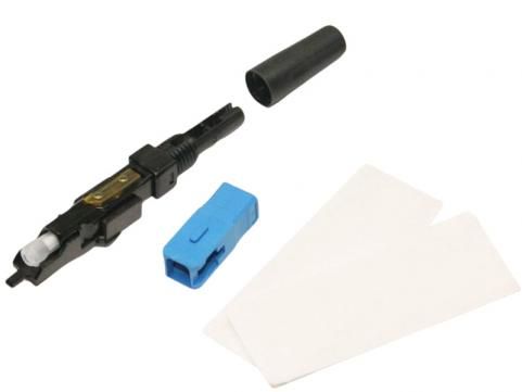 Optic 12587 szimpla mono módusú SC/UPC gyors csavaros előcsiszolt optikai csatlakozó
