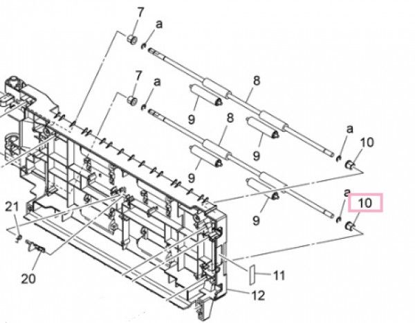 Bearing Minolta Bizhub 223/283 A02E815200