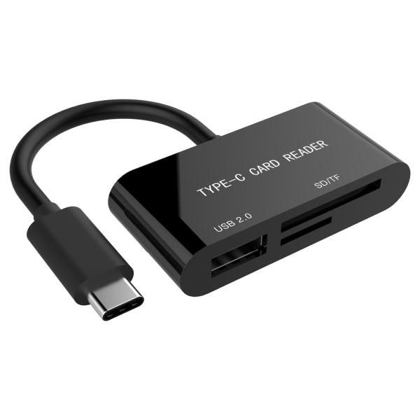 Gembird UHB-CR3-02 USB-C SDXC kártyaolvasó