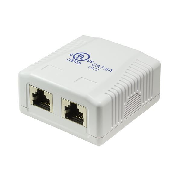Logilink NP0074 Aljzat+dob. CAT6A FTP dupla öntap.