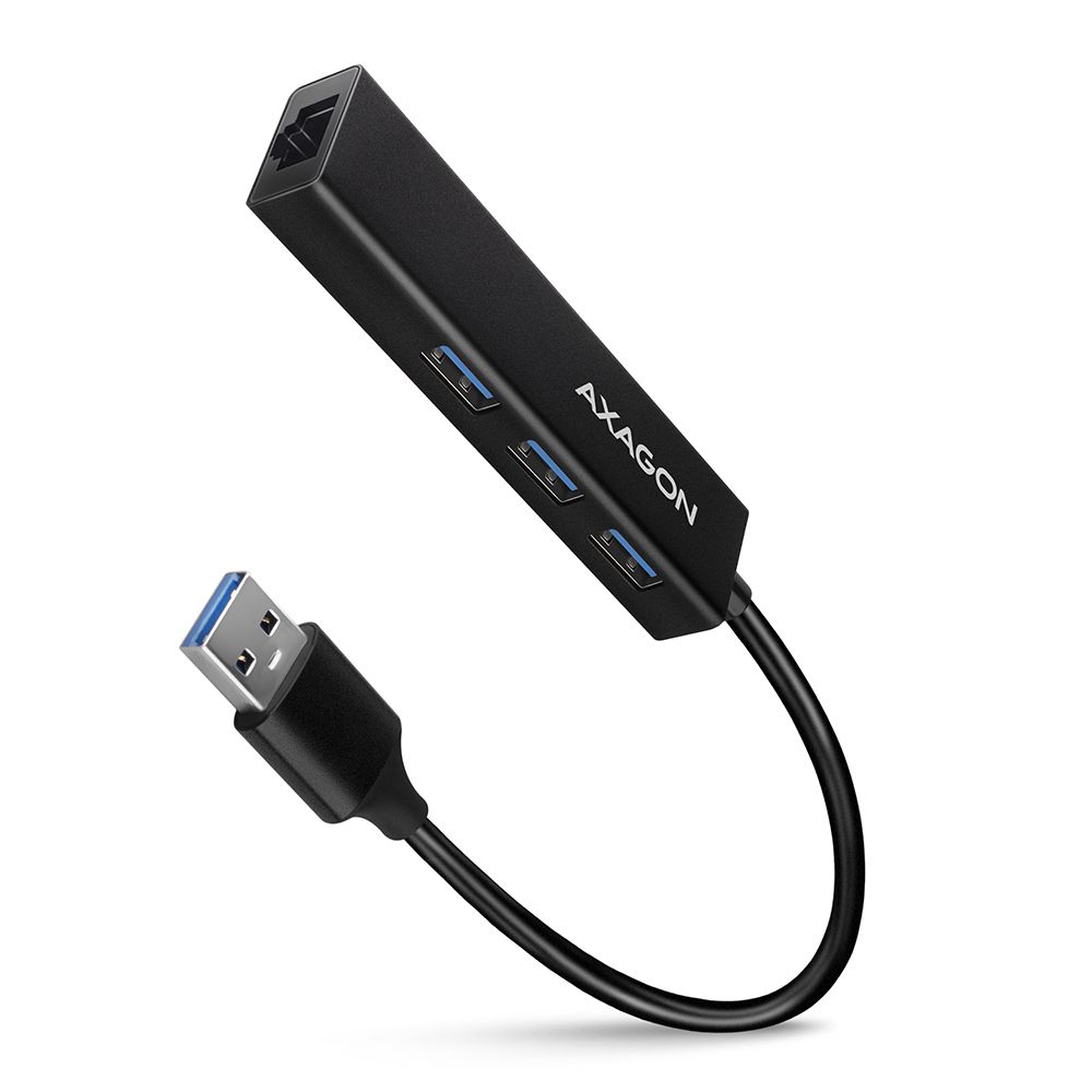 Axagon HMA-GL3A 3port USB3.2 HUB + RJ45 Gigabit LAN