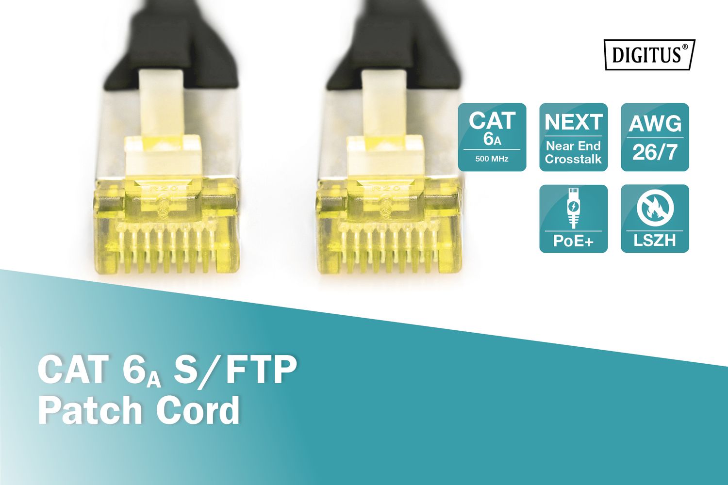Digitus DK-1644-A-010 Patch CAT6A S-FTP 1m Kábel