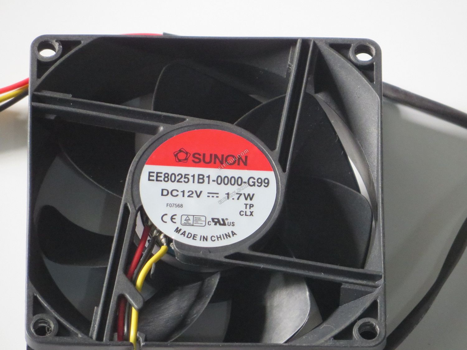 SUNON EE80251B1-000U-G99 80x80x25 mm 12V forrasztható Ventilátor