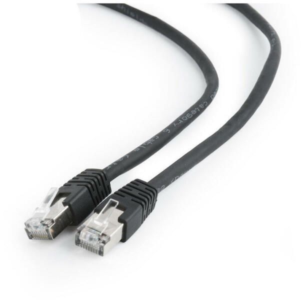 GEMBIRD PP6-3M/BK UTP CAT6 szerelt Patch 3m Kábel